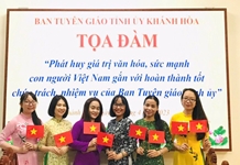 Xây dựng đội ngũ cán bộ Tuyên giáo Khánh Hòa dám nghĩ, dám làm, dám chịu trách nhiệm, dám đổi mới sáng tạo, dám hành động vì lợi ích chung